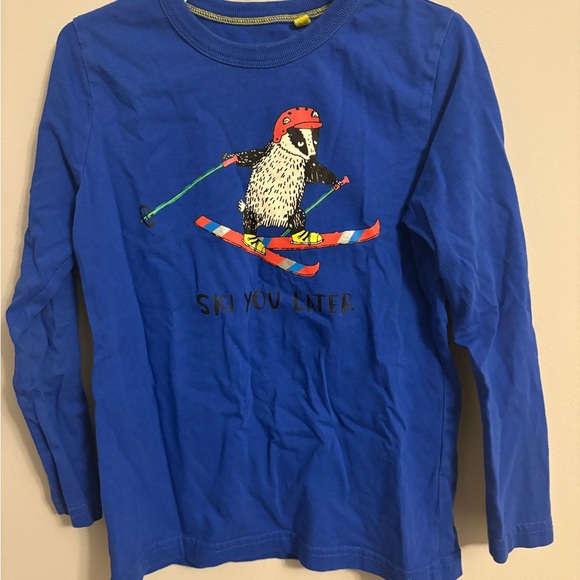 Boden Other - Boden Blue Ski Penguin Long Sleeve Tee
